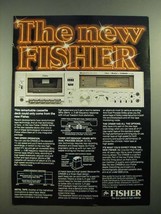 1979 Fisher CR4029 Cassette Deck Ad - The New Fisher - £14.72 GBP