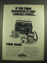 1981 Magnavox Ad - Micro-Cassette Recorder, Portable Radio, Skymaster - £13.82 GBP