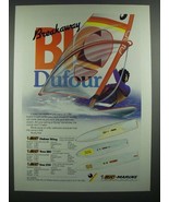 1983 Bic-Marine Sailboards Ad - Dufour Wing, Teen 180, Star 250  - £14.78 GBP