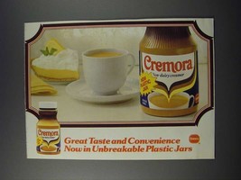 1986 Borden Cremora Non-dairy Creamer Ad - Great Taste and Convenience - $18.49