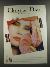 1986 Christian Dior Makeup Ad - Maquillage - $18.49