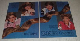 1986 Clairol Highlighting Products Ad - Hairpainting, Frost &amp; Tip, Light Effects - £14.50 GBP