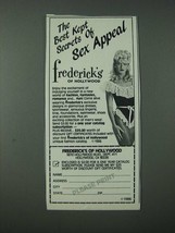 1986 Frederick&#39;s of Hollywood Ad - The Best Kept Secrets of Sex Appeal - £14.72 GBP