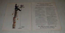 1986 IBM Personal Computer AT Ad - Raise To New Heights - $18.49