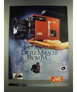 1986 JVC Mini VideoMovie Camera Ad - Just Another Little Miracle - $18.49