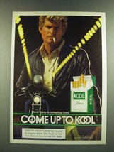 1986 Kool Cigarettes Ad - Break Away to Refreshing Taste - Motorcycle - £14.65 GBP