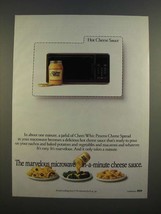1986 Kraft Cheez Whiz Ad - Hot Cheese Sauce - £14.46 GBP