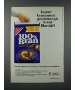 1986 Nabisco 100% Bran Cereal Ad - Is Your Bran Cereal Good Enough - £14.78 GBP