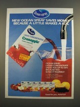 1986 Ocean Spray Cranapple Juice Ad - A Little Makes a Lot - £14.55 GBP