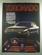 1986 Oldsmobile Toronado Ad - Doesn't Merely Break Tradition - $18.49
