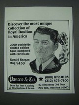 1986 Royal Doulton Ronald Reagan Mug Ad - Most Unique Collection - £14.62 GBP