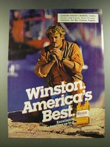 1986 Winston Lights Cigarettes Ad - America's Best - $18.49