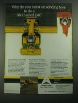 1987 Alamo Group Mott Interstater Flail Mowing System Ad - Sending Toys - £14.61 GBP