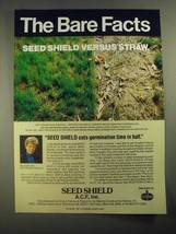 1987 Amoco Seed Shield Ad - The Bare Facts - £14.54 GBP