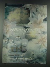 1987 Cacharel Anais Anais Perfume Ad - Le Plus Tendre des Parfums - £14.53 GBP