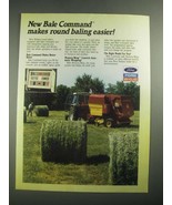 1987 Ford New Holland Balers Ad - Makes Round Baling Easier - £14.54 GBP