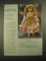 1987 Franklin Heirloom Dolls Ad - Goldilocks by Carol Lawson - £13.82 GBP