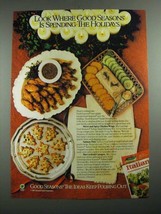 1987 Good Seasons Italian Salad Dressing Mix Ad - Spending the Holidays - £14.44 GBP