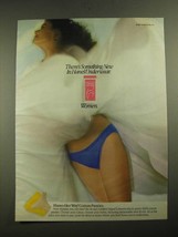 1987 Hanes Her Way Cotton Panties Ad - There&#39;s Something New - £14.78 GBP