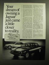 1987 Jaguar SJ6 and XJ-S Ad - A Little Closer to Reality - £14.45 GBP