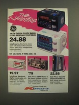 1987 Kmart GE Radios Ad - 7-4607, 7-4637, 3-5672 and 3-5350 - £14.48 GBP