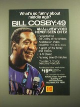 1987 Kodak Bill Cosby:49 Video Program Ad - What&#39;s So Funny About Middle Age? - £13.82 GBP