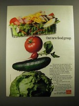 1987 McDonald&#39;s Salads Ad - Our New Food Group - £14.57 GBP