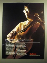 1987 Raytheon Ad - Yo-Yo Ma - Greatest Performances - £14.78 GBP