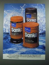 1987 Sanka Coffee Ad - Nature's Sparkling Effervescence - $18.49