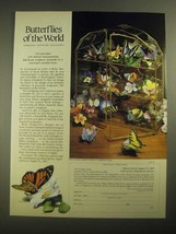 1987 The Franklin Mint Ad - The Butterflies of the World sculpture - £14.53 GBP