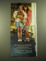 1987 Tretorn Fashion Ad - Forever Friends. Forever Beau Ties - £14.78 GBP