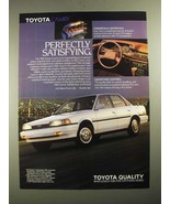 1988 Toyota Camry Ad - Perfectly Satisfying - £14.54 GBP