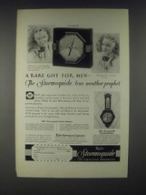 1931 Taylor Stormoguide Barometer Ad - A Rare Gift for Men - £14.72 GBP