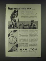 1931 Hamilton Watches Ad - Chevy Chase Model A, Marshall, Perry - Dickey Orinoco - £14.54 GBP