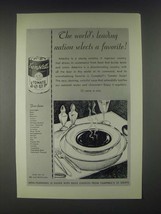 1931 Campbell's Tomato Soup Ad - Leading Nation Selects a Favorite - $18.49