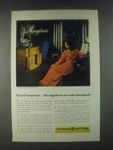 1946 General Electric Musaphonic Radio-Phonograph Ad - Beyond Comparison - £14.87 GBP