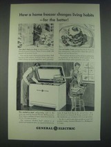1947 General Home Freezer Ad - Changes Living Habits - £14.45 GBP
