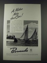 1947 Bermuda Tourism Ad - A Million Miles From Care! - £14.26 GBP