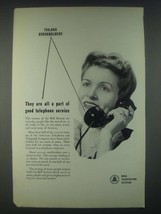 1947 Bell Telephone System Ad - 700,000 Stockholders - $18.49