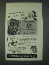 1947 General Electric DW-58 Light Meter Ad - Better Pictures - £14.45 GBP