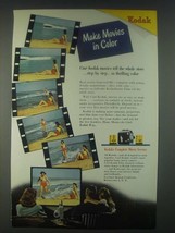 1947 Kodak Cine-Kodak Film and Cameras Ad - £14.65 GBP