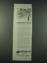 1947 Schulmerich Carillonic Bells Ad - Make The Loveliest Memorial of All - $18.49
