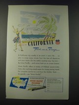 1947 Union Pacific Railroad Ad - Arrive in California Fresh as a Breeze - $18.49