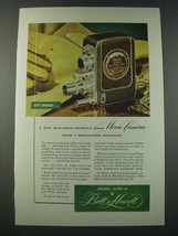 1948 Bell & Howell Filmo Auto-8 Camera Ad - Hollywood Heritage - $18.49
