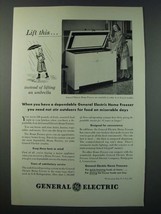 1948 General Electric Home Freezer Ad - Lift This - $18.49