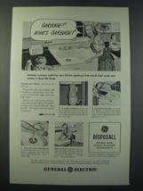 1948 General Electric Disposall Garbage Disposer Ad - Garbage? What's Garbage? - $18.49