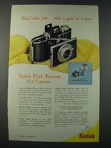 1948 Kodak Flash Bantam Camera Ad - Trim Little Job - $18.49