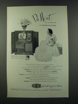 1949 Du Mont Colony Television Ad - The Yardstick of Television - $18.49
