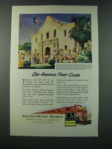 1949 GM General Motors Electro-Motive Locomotive Ad - Frisco and Katy lines - $18.49