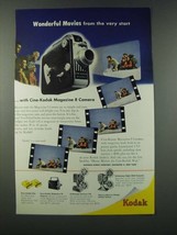 1949 Kodak Ad - Cine-Kodak Magazine 8 Camera, Cine-Kodak Film - £14.48 GBP